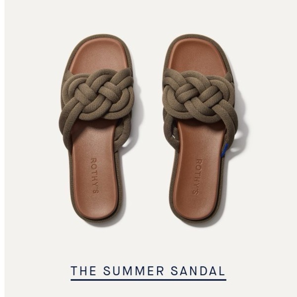 Rothy's Women's  Army Green Sandals